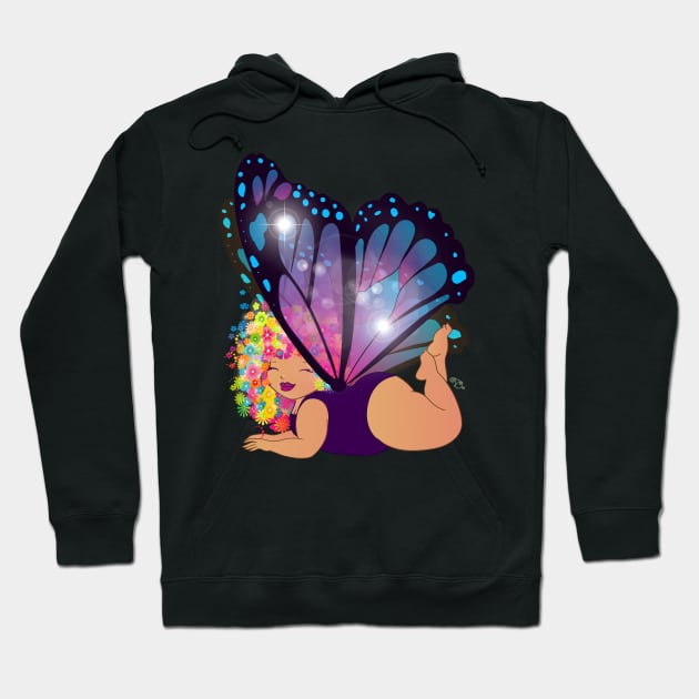 Flower Fairy Hoodie by Toni Tees